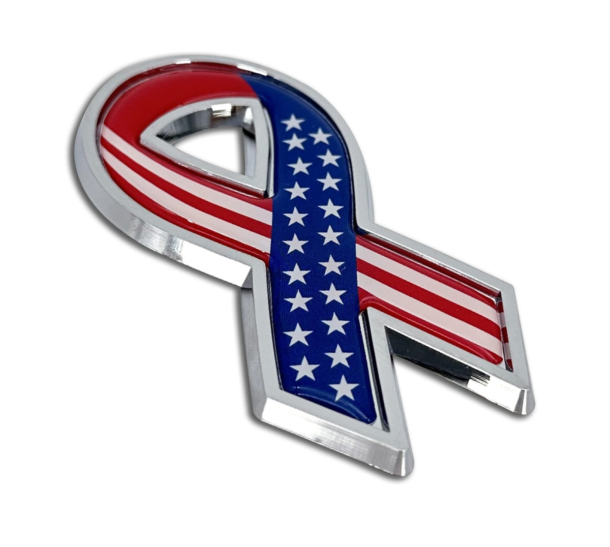 USA Ribbon OEM Chrome Emblem