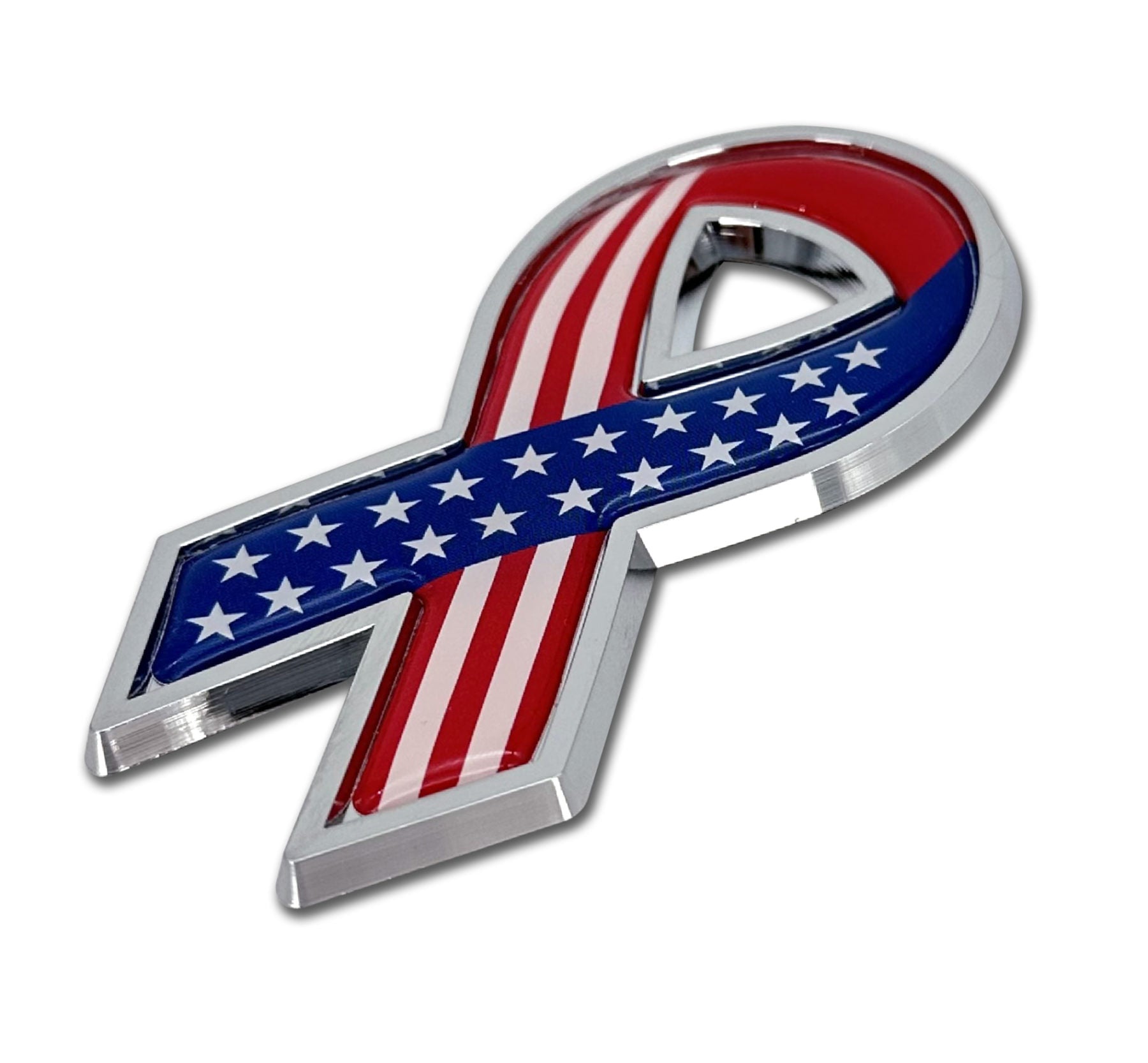 USA Ribbon OEM Chrome Emblem