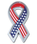 USA Ribbon OEM Chrome Emblem