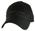 2" x 3" Hook & Loop Patch Holder Baseball cap hat. Black