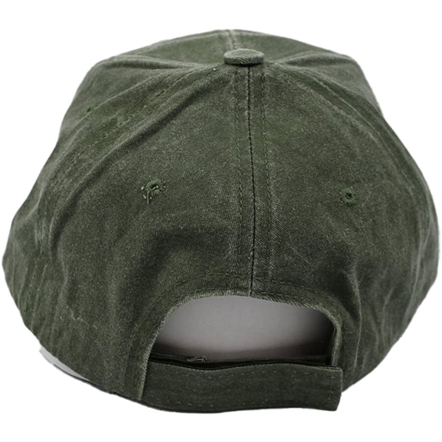 U.S. American Flag Veteran Baseball cap hat. OD Green