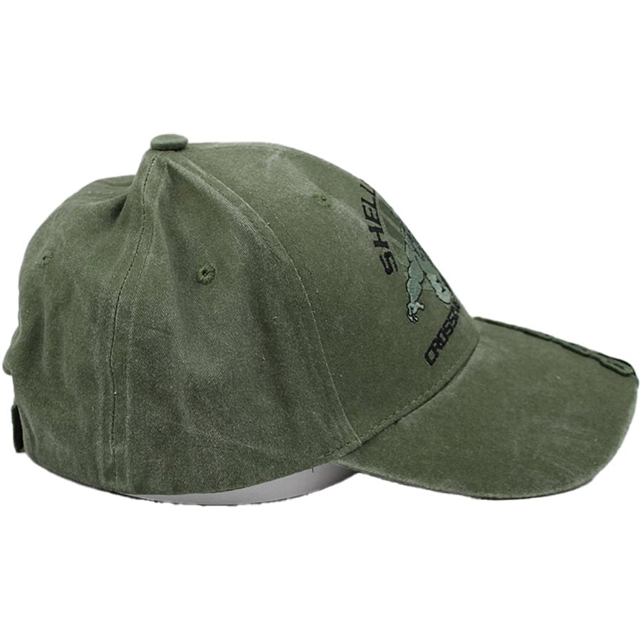 U.S. Navy Shellback "Crossing the Line" Baseball cap hat. OD Green
