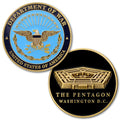 Pentagon and Department of War Challenge Coin