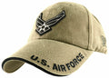 U.S. Air Force Insignia Baseball cap hat. Khaki.