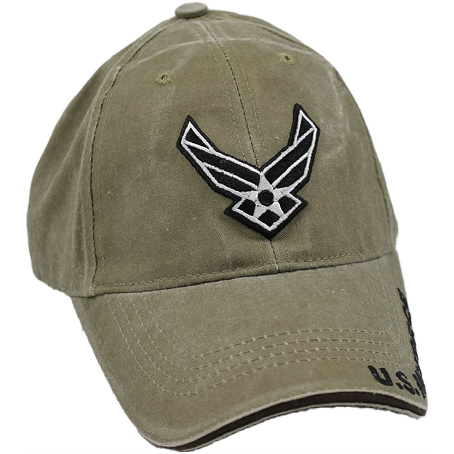 U.S. Air Force Insignia Baseball cap hat. Khaki.