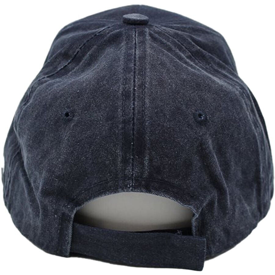 United States American Flag Baseball Cap. Washed Blue