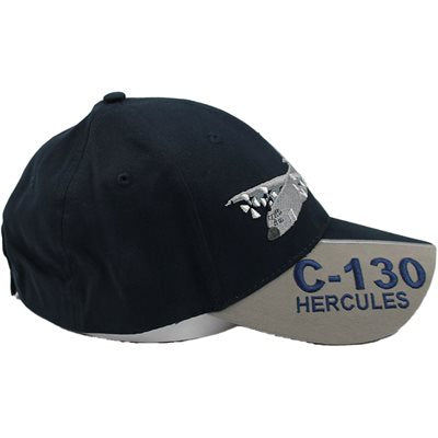U.S. Air Force C-130 Hercules Baseball cap hat. Navy Blue