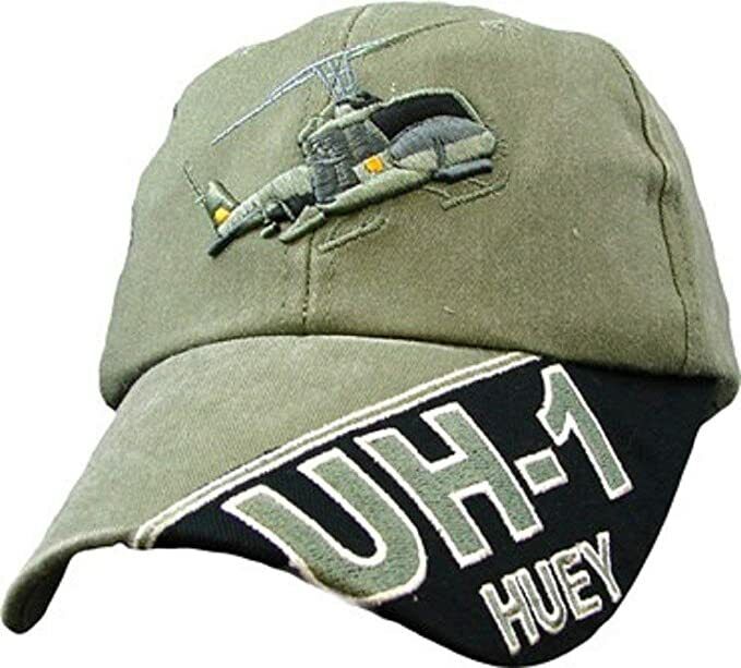 U.S. Army UH-1 Huey cap hat. OD Green.