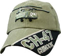 U.S. Army CH-47 Chinook cap hat. OD Green