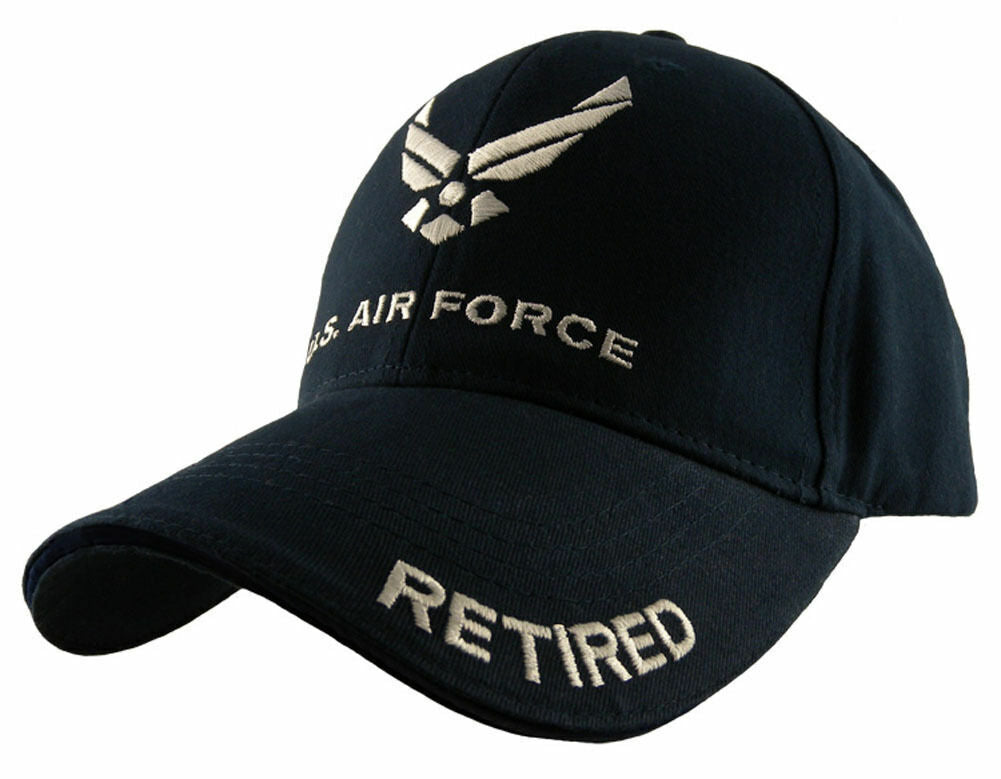 U.S. Air Force Retired Baseball cap hat. Navy Blue