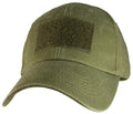 2" x 3" Hook & Loop Patch Holder Baseball cap hat. OD Green