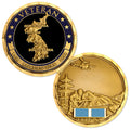 Korean War Veteran Engravable Challenge Coin