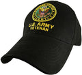 U.S. Army Veteran cap hat. Black.