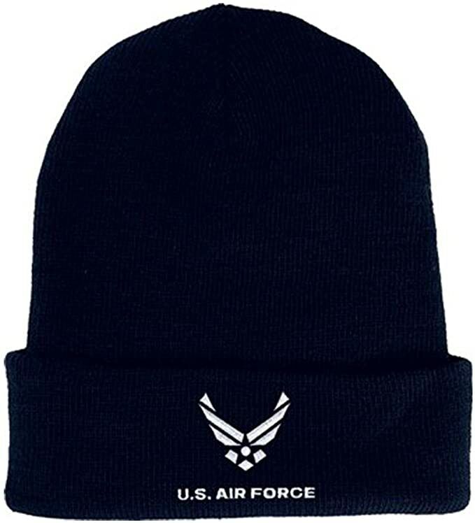 U.S. Air Force Knit Cap (Watch Cap), Blue.