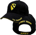 U.S. Army 1st Cavalry cap hat. Black.