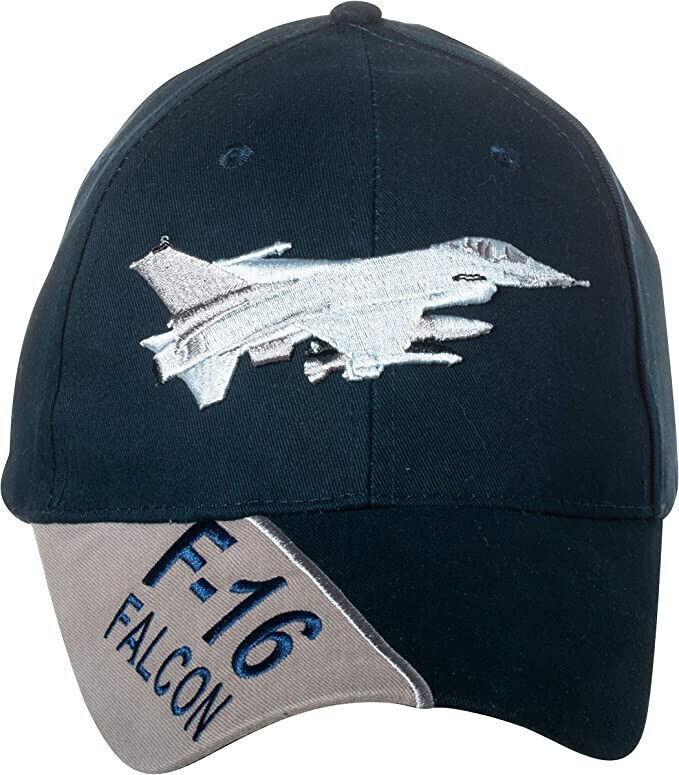 U.S. Air Force F-16 Falcon Baseball cap hat. Navy Blue