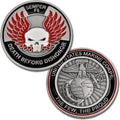 Marine Corps Death Before Dishonor Challenge Coin