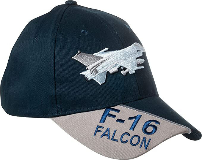 U.S. Air Force F-16 Falcon Baseball cap hat. Navy Blue