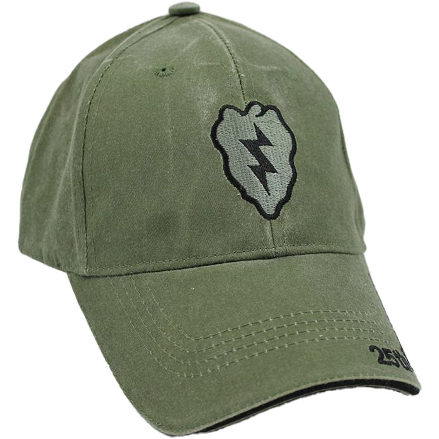U.S. Army 25th Infantry Baseball cap hat. OD Green.
