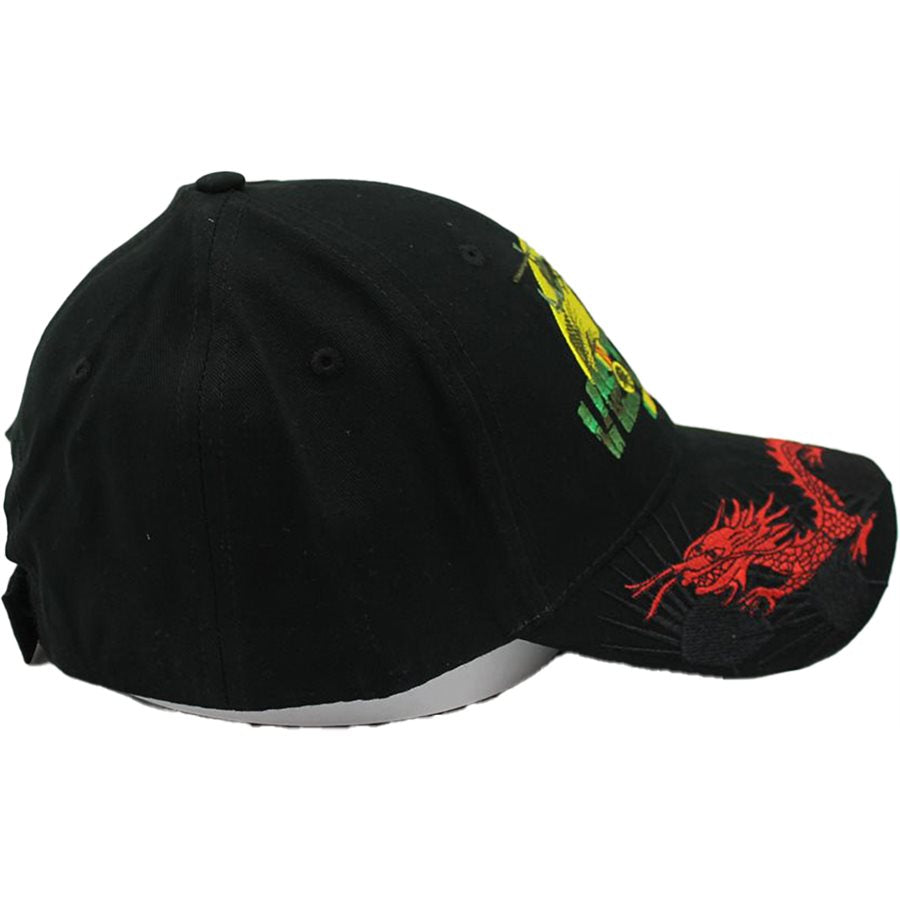 Vietnam Veteran Dragon Baseball cap hat. Black
