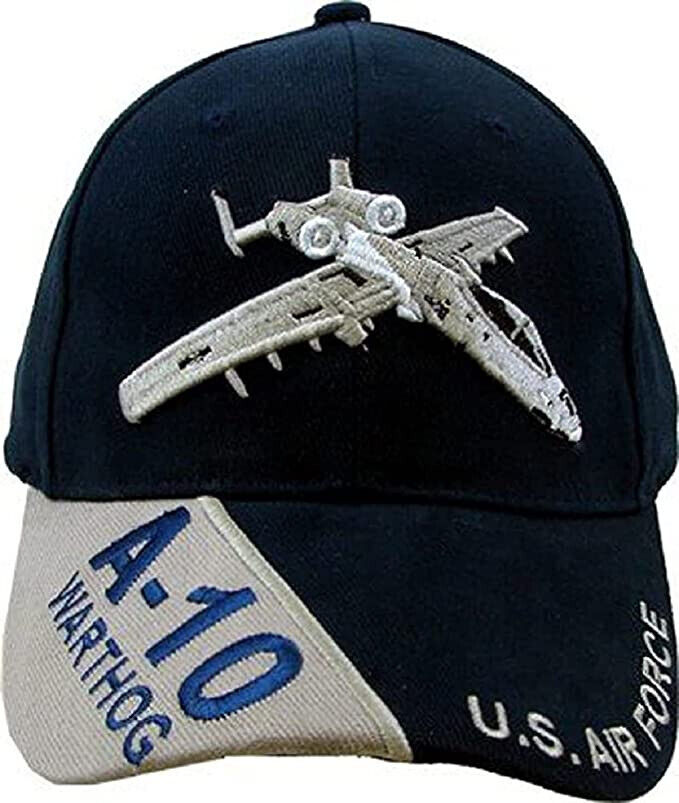U.S. Air Force A-10 Warthog Baseball cap hat. Navy Blue