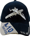 U.S. Air Force A-10 Warthog Baseball cap hat. Navy Blue