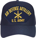 U.S. Army Air Defense Artillery Ships Baseball cap hat. Black. USA Made