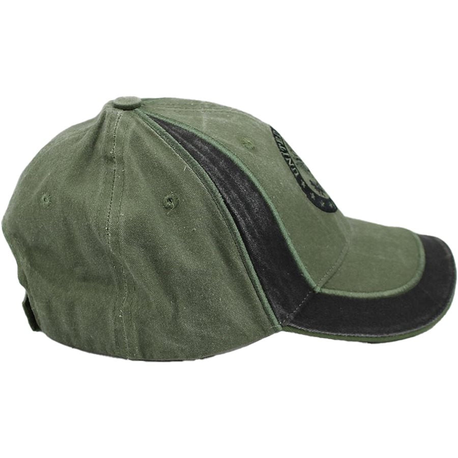 U.S. Army Insignia cap hat. 2 tone OD Green
