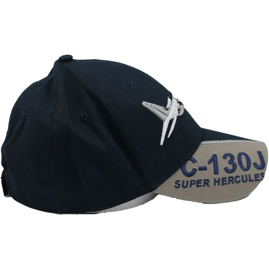 U.S. Air Force C-130J Super Hercules Baseball cap hat. Navy Blue