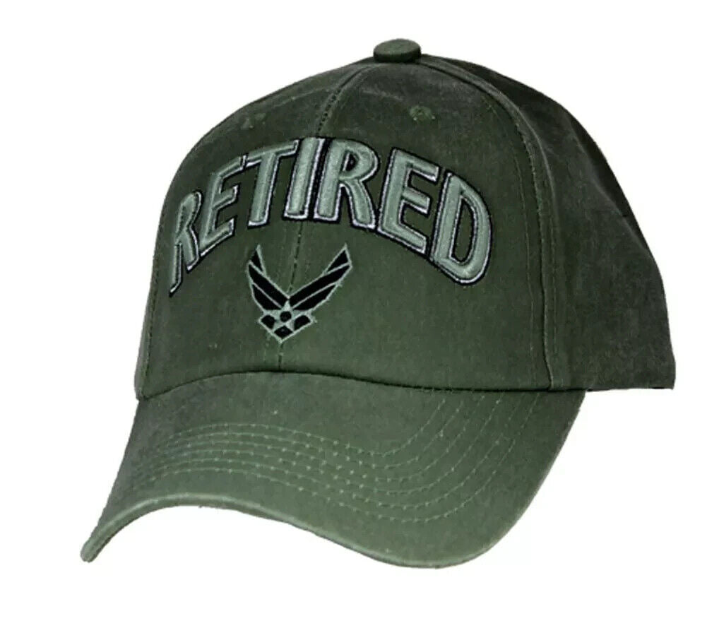 U.S. Air Force Retired Insinga Baseball cap hat. OD Green