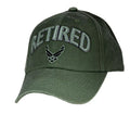 U.S. Air Force Retired Insinga Baseball cap hat. OD Green