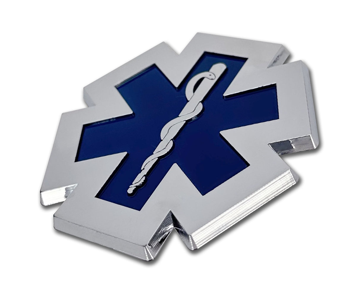 EMS 3D Chrome Auto Emblem