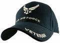 U.S. Air Force Veteran Baseball cap hat. Navy Blue
