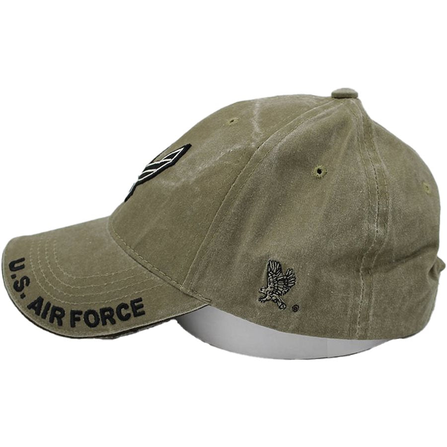 U.S. Air Force Insignia Baseball cap hat. Khaki.