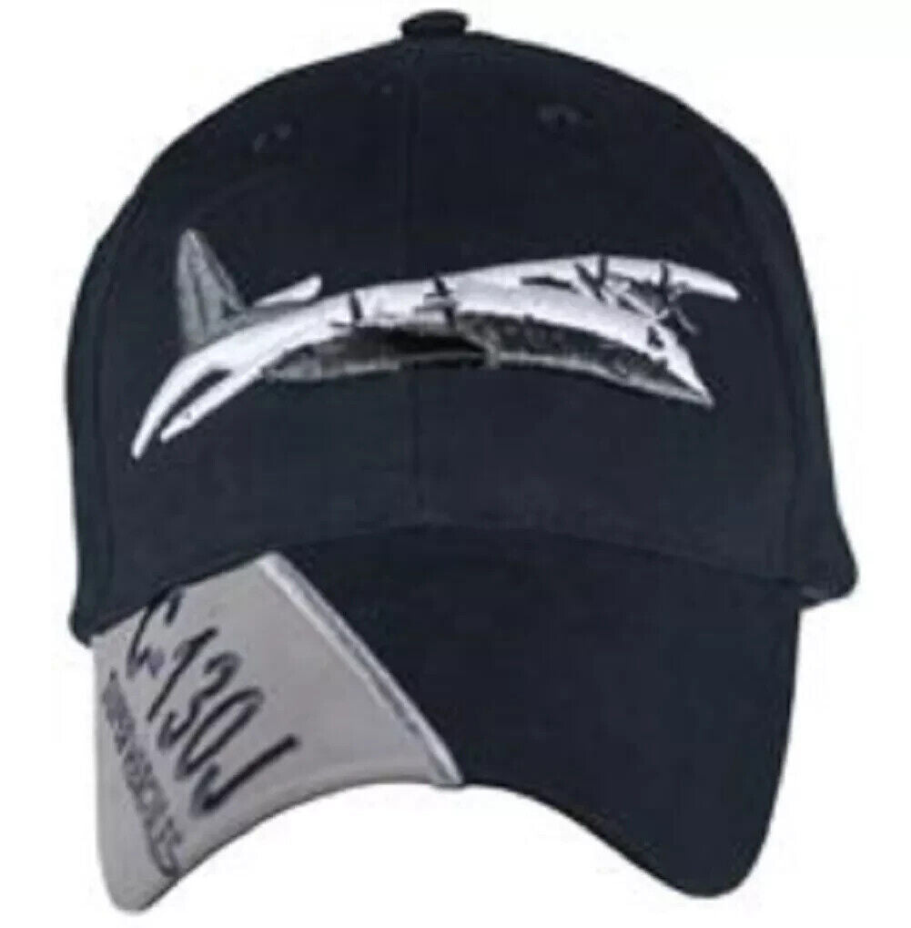 U.S. Air Force C-130J Super Hercules Baseball cap hat. Navy Blue