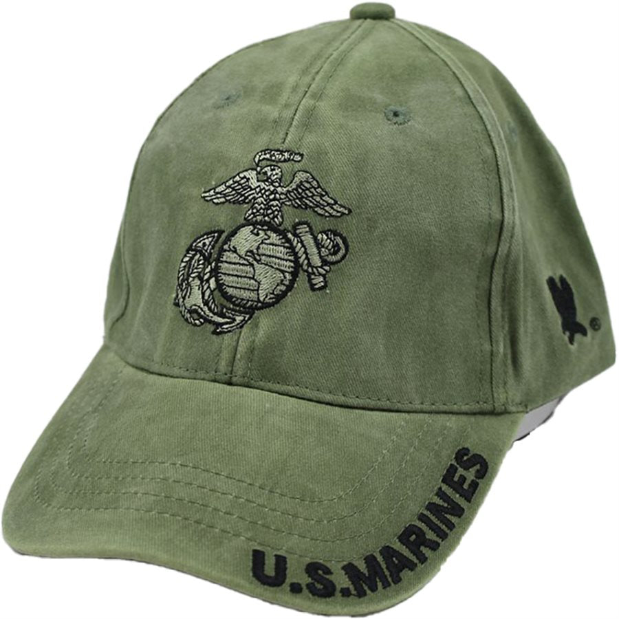 U.S. Marine Corps Baseball Cap. OD Green