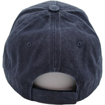 U.S. Air Force Retired Insignia Baseball cap hat. Washed Navy Blue