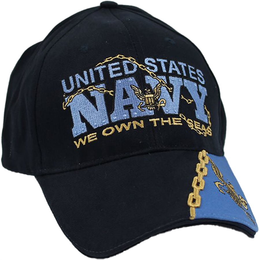 U.S. Navy We Own The Seas Baseball cap hat. Navy Blue