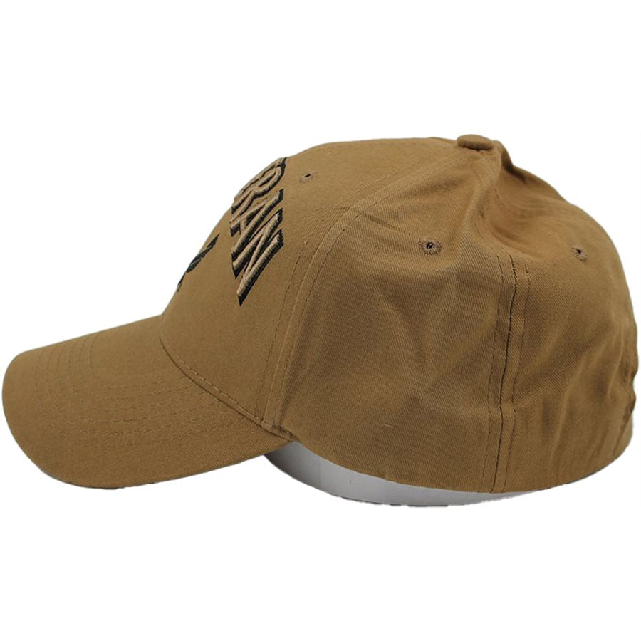 U.S. Air Force Veteran Baseball cap hat. Coyote Brown