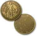 Saint Florian Firefighter's Prayer Challenge Coin