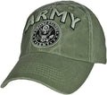 U.S. Army Emblem Insignia cap hat. OD Green.