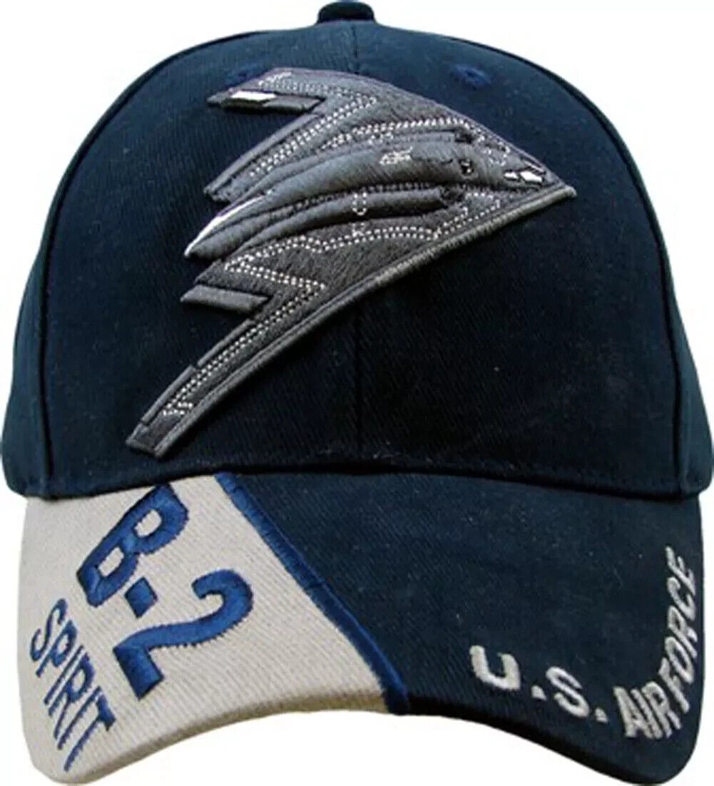 U.S. Air Force B-2 Spirit Baseball cap hat. Navy Blue