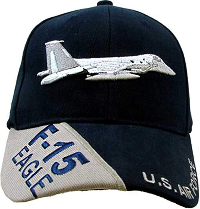 U.S. Air Force F-15 Eagle Baseball cap hat. Navy Blue