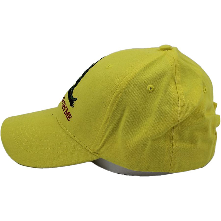 Don't Tread On Me Gasden Baseball Cap. Gold