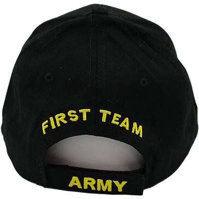 U.S. Army 1st Cavalry cap hat. Black.