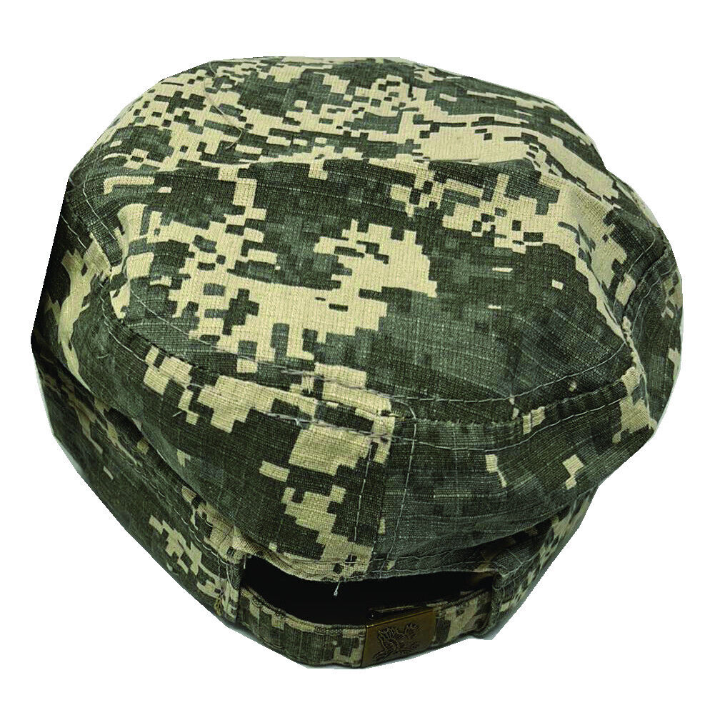 U.S. Army Deoppresso Liber Flat Top Baseball cap hat. Digital Camo