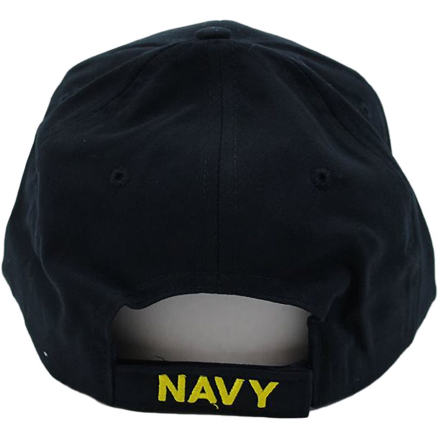 U.S. Navy Veteran Embroidered Baseball cap hat. Navy Blue