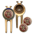 Firefighter Golf Divot Tool and Ball Markers