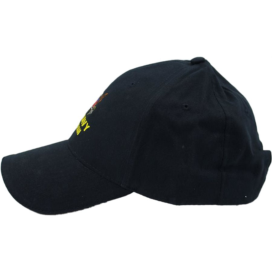 U.S. Navy Veteran Embroidered Baseball cap hat. Navy Blue