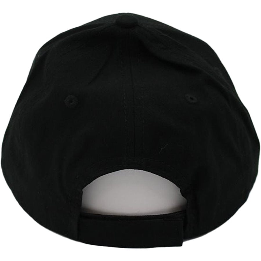 2" x 3" Hook & Loop Patch Holder Baseball cap hat. Black